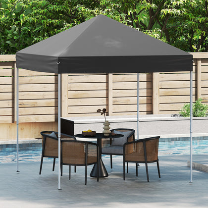 201 x 201 x 240 cm Portable Outdoor Tent Folding Shelter-Gray