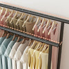 HeavyDuty Double Clothes Rail Hanging Rack Garment Stand Storage Shelf On Wheels