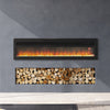 Electric 50inch Insert/Wall Mounted LED Fireplace Wall Inset Into Fire Freestand