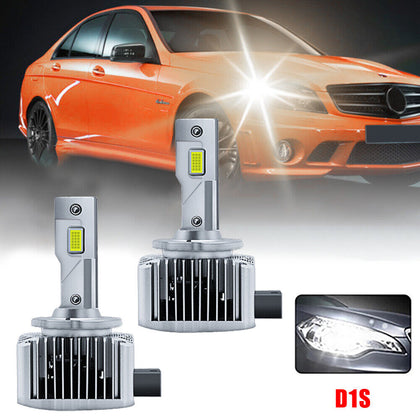 2Pcs LED Car Headlight Bulb D1S D3S D5S HID Xenon High/Low Beam Lamp 6000K White