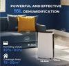16L/Day Dehumidifier with 3.7L Water Tank, WHITE 22-1-40