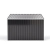 Outdoor Recycle Wheelie Bin Shed Galvanised Steel Rubbish Storage House Lockable