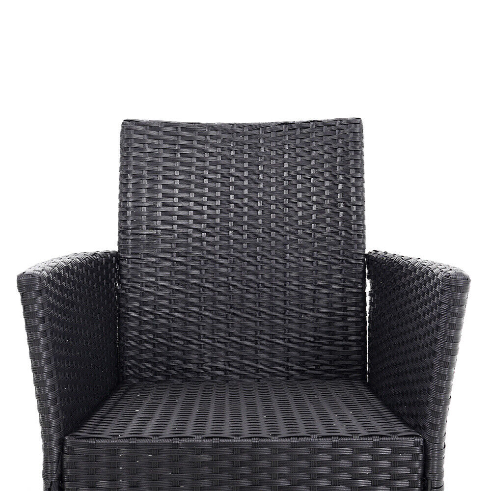 Rattan Garden Furniture Sets 4/6 PCS Rattan Chairs and Table Balcony Bistro Set