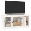TV Cabinet White 103x36,5x52 Solid Wood Pine W9O2