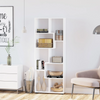 Large Wooden Bookcase Room Divider Tall Bookshelf Storage Display Unit 8 Shelves