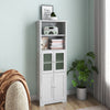 Freestanding Bathroom Storage Cabinet Kitchen Pantry Cupboard w/Shelves