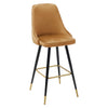 Pair Barstools Soft Upholstered Seat Kitchen Breakfast Counter Bar Stool Chair