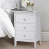 3 Drawer Wooden Bedroom Bedside Cabinet Furniture Storage Nightstand Side Table