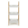 Ladder Shelf Bookcase 3 Tier Storage Shelving Unit Display Stand Wall Rack Moder