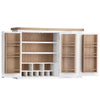 Big Furniture Warehouse Claridge Triple Larder Hutch Grey RRP £1500