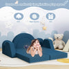 Blue Kids Play Couch Set Fold Out Modular Sofa Modular Couch for Playrooms etc