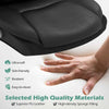 Swivel PU Leather Computer Desk Chair Ergonomic Office Chair-Black
