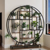 Mental Flower Shelf Plant Display Stand Outdoor Indoor with Grow Light Garden UK