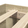 Sonoma Oak Bed Frame 120 x 200 in Multilayer T4T0