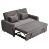 164cm Wide 3 in 1 Grey Convertible Sofa Bed Lounger Chaise Bed Sleeper Sofabed