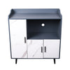 3 Doors Wooden Dining Sideboard Modern Storage Cupboard for Living Room Kitchen