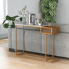 Modern Console Table Entryway Side Table 2-Tier Foyer Table Couch Table