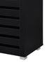 3 Door Shoe Storage Cabinet Black Wooden Rack Stand Cupboard 5 Tier Euston