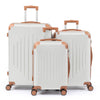 3Set Hard Shell ABS Cabin Suitcases Luggages Travel Trolley Case 20/24/28inch