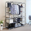 Portable Clothes Closet Wardrobe Storage Organizer with Non-Woven Fabric
