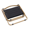 Black Folding Camping Chair Steel Frame Lightweight Portable Outdoor Picnic BBQ