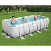 Power Steel Swimming Pool Set Rectangular 488x244x122 cm Bestway