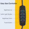 Pro Eye-Care LED Desk Lamp 360° Adjustable Swing Arm & Dimmable Light With Clamp