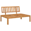 Cizuho 4 Piece Garden Pallet Sofa Set Solid Wood Acacia,Garden Corner S8Y4