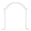 Extra Large Arch Wedding Backdrop Stand Metal Garden Arbor Shelf w/ Stable Base