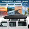 Hard Shell Car Mount Storage Case Rooftop Cargo Carrier-Black