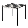 Garden Pergola Awning Shade Outdoor Canopy Furniture Party Barbecue Shelter 13ft from