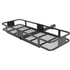 Trailer Hitch Mounted Cargo Carrier 90kg Capacity Rust-proof Cargo Basket