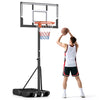 COSTWAY Portable Basketball Hoop Outdoor 3-10 FT Height Adjustable