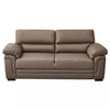 2 /3 Seater Sofa Black or Beige Faux Leather Modern Design Living Room Office