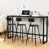 Outdoor Garden Patio Bar Table Indoor Home Bistro Set With 2/3 High Bar Stools