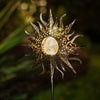 Solar Powered Sun/Half Moon/Flame LED Stake Light Warm White Garden Outdoor Lamp