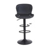 Ralex-chair Bar Stool, Barstools Height Adjustable Made of PU Leather, Black