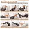 3PCS Bed Wedge Pillow Set Sleeping Adjustable Incline Pillow-White