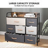 Fabric Chest of Drawers 7 Drawer Dresser Storage Cabinet Stand Bedroom Furniture