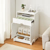 Pet Feeder Station, Dog Cat Food Storage Feeding Station, Food Cabinet