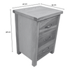 Oak 3 Drawer Bedside Cabinets – Matching Pair Oak Bedside Tables Fully Built