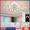LED Crystal Ceiling Light Semi Flush Mount Ceiling Lamp With RGB Backlight Nsdpg