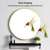 Large Round Wall Mounted Mirror Bathroom Bedroom Makeup Dressing Mirror Circle