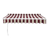 Manual Retractable Awning Canopy Window Balcony Doors Sun Shade Shelter Outdoor