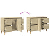 Brokky Sink Cabinet Sonoma Oak 80x33x60 Engineered Wood,Vanity Unit with R3T6