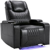 Electric Pu Leather Recliner Chair W/ USB Charge Port Sofa Gaming Home Armchair