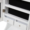 Tall Jewelry Cabinet Full Length Mirror Swivel Lockable Jewelry Organiser Drawer