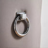 Velvet Dining Chair with Door Knocker Ring Windsor Dressing Room Chair 1/2/4/6