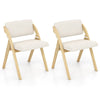 Set of 2 Dining Chairs Folding Kitchen Chair Modern Side Chair