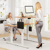 Electric Standing Desk 120x60cm Height Adjustable Desk Computer Desk-Natural